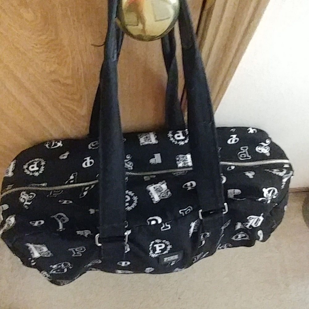 Victoria Secret Travel Bag Large Duffle Luggage - Picture 2 of 4